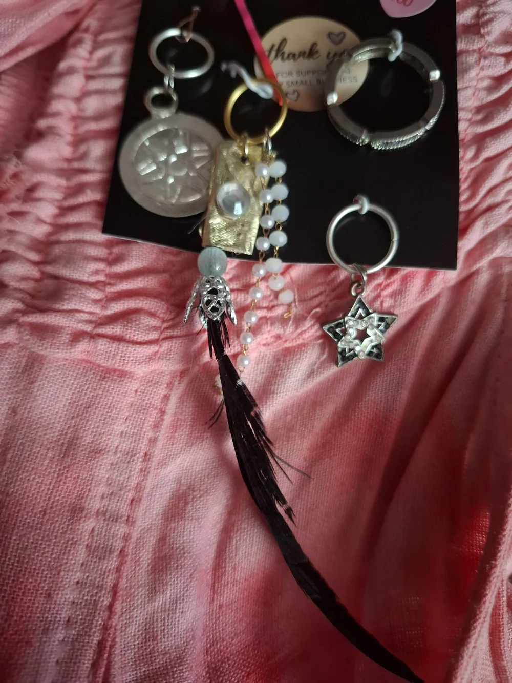 Boho And Stylish Hair Charm Set
